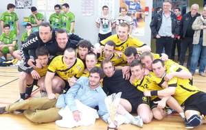 Les seniors garçons vainqueurs de la Coupe de Bretagne.