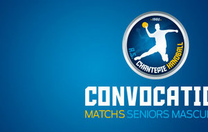 Convocation matchs seniors